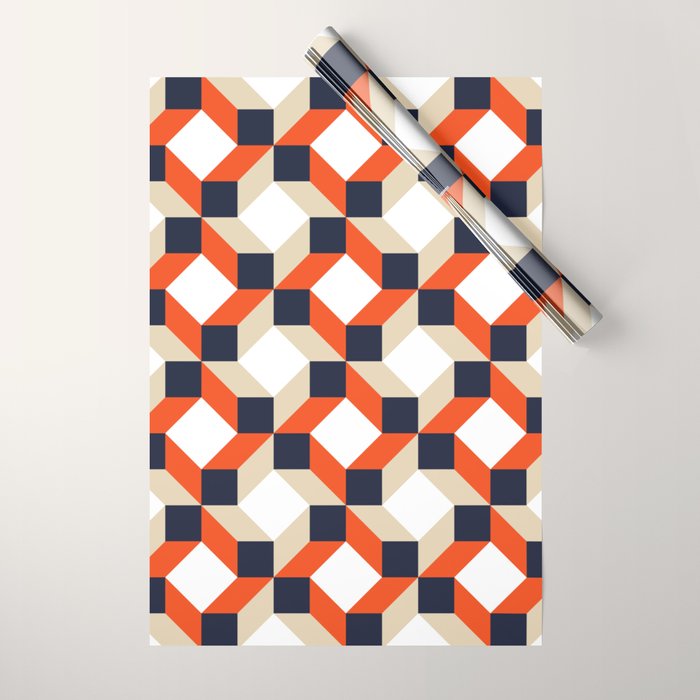 Geometric 02A Wrapping Paper Gallery Image 1