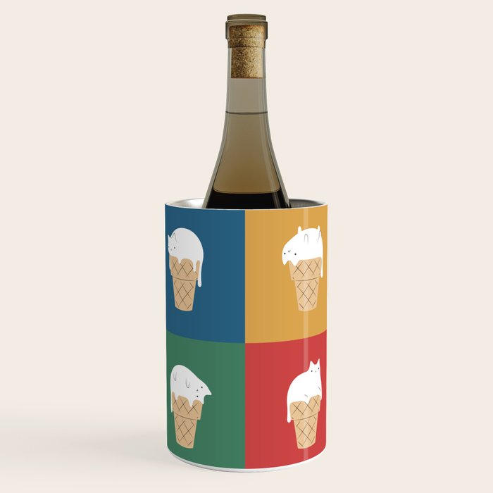 Cat Ice Cream 2x2 Wine Chiller Gallery Image 1