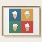 Cat Ice Cream 2x2 Serving Tray Gallery Image 1