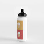 Cat Ice Cream 2x2 Water Bottle Gallery Image 2