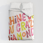 Shine On You Crazy Diamond - Rainbow Palette Comforter Gallery Image 6