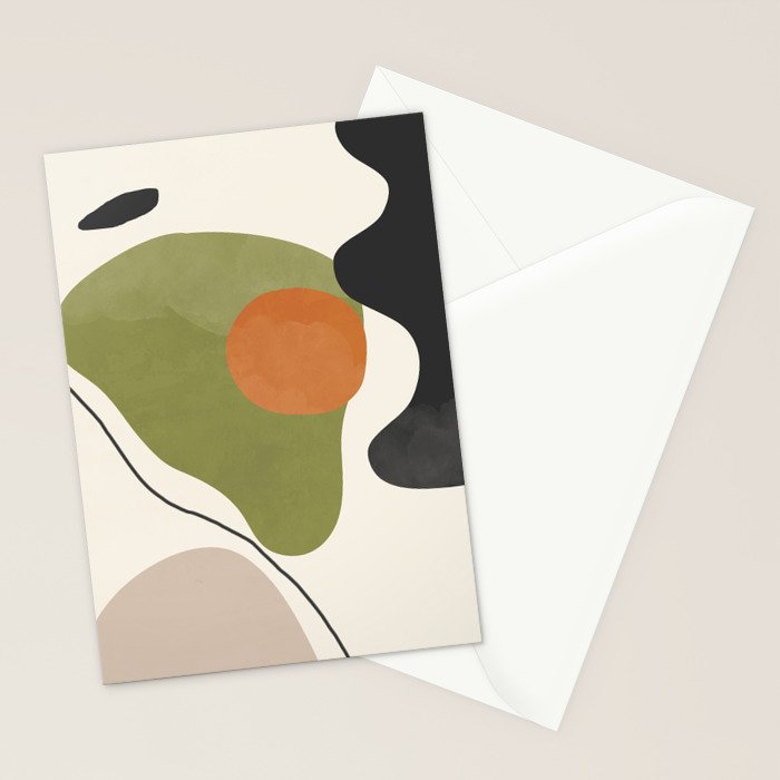 Abstract Shapes 60 Stationery Card Gallery Image 2
