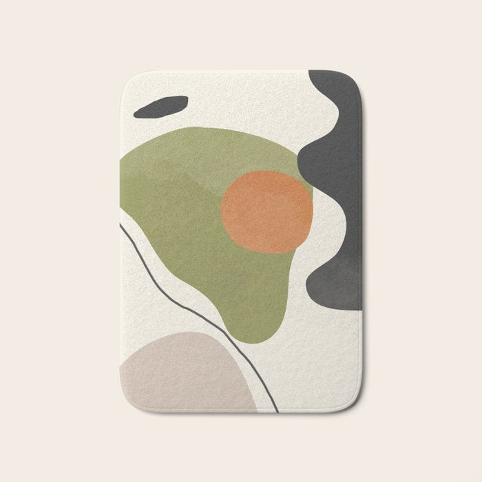 Abstract Shapes 60 Bath Mat Gallery Image 1