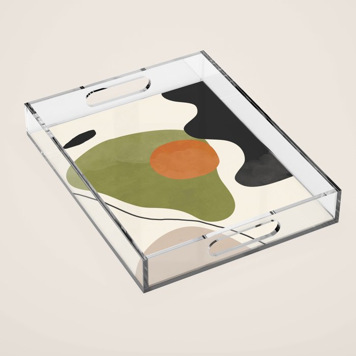 Abstract Shapes 60 Acrylic Tray Gallery Image 1