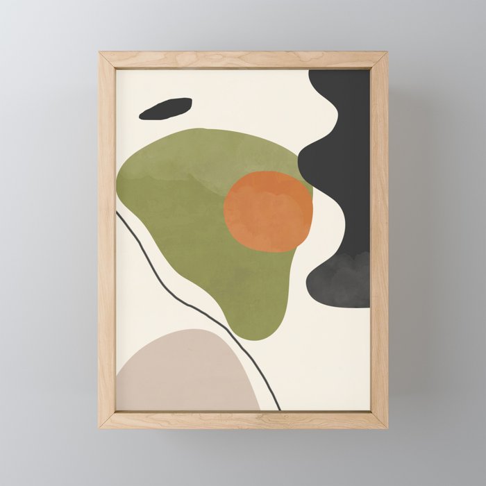 Abstract Shapes 60 Mini Art Print Gallery Image 1