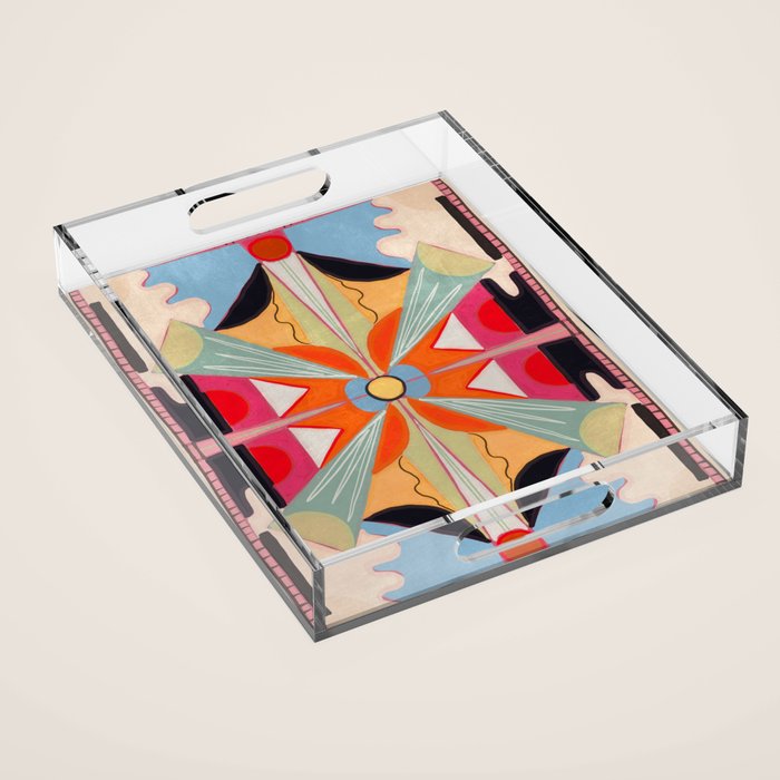 Abstraction Acrylic Tray Gallery Image 1