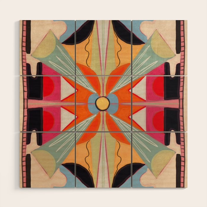 Abstraction Wood Wall Art Gallery Image 1
