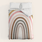 Whimsical Rainbow in Earthy Colors Comforter Gallery Image 6