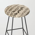 Johann Sebastian Bach (1685 - 1750) original music sheet Stool Gallery Image 2