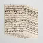 Johann Sebastian Bach (1685 - 1750) original music sheet Wrapping Paper Gallery Image 3