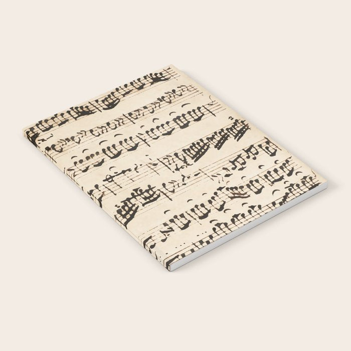 Johann Sebastian Bach (1685 - 1750) original music sheet Notebook Gallery Image 1