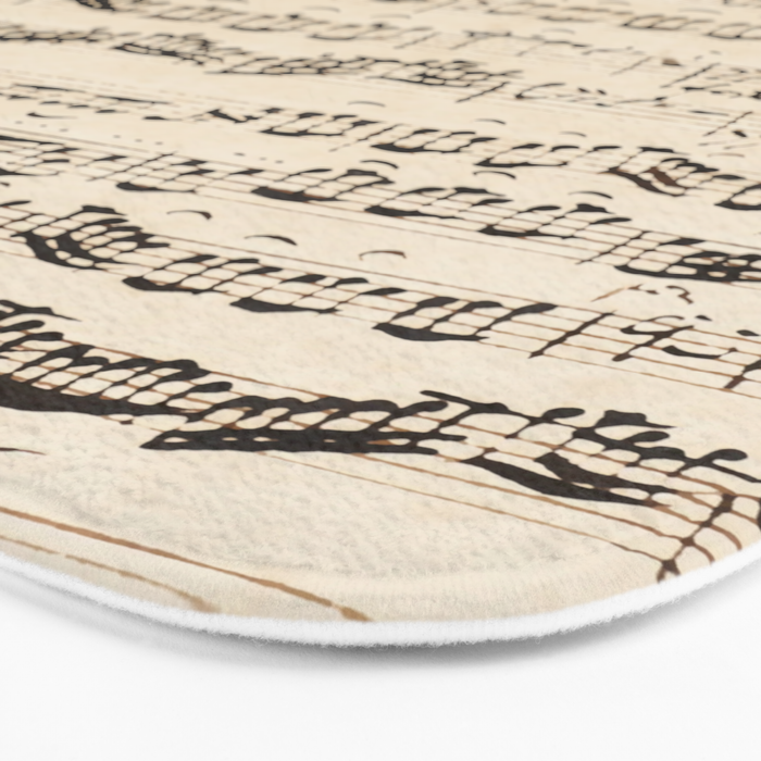 Johann Sebastian Bach (1685 - 1750) original music sheet Bath Mat Gallery Image 3