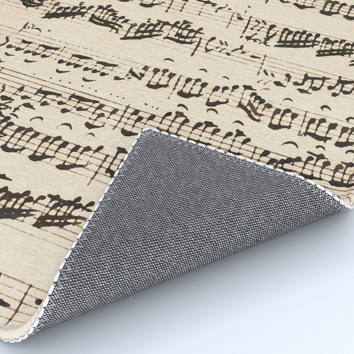 Johann Sebastian Bach (1685 - 1750) original music sheet Rug Gallery Image 4