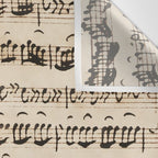 Johann Sebastian Bach (1685 - 1750) original music sheet Wall Tapestry Gallery Image 3