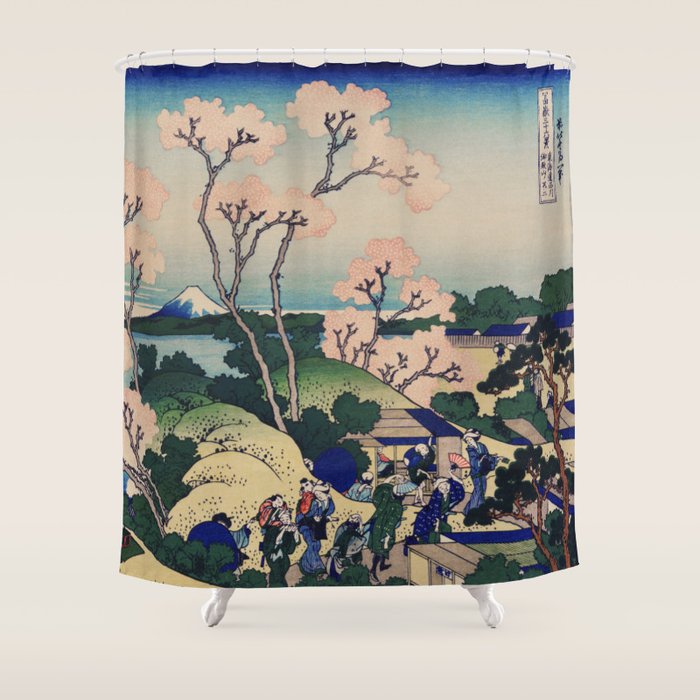 Gotenyama at Shinagawa on the TÅkaidÅ  Shower Curtain Gallery Image 1
