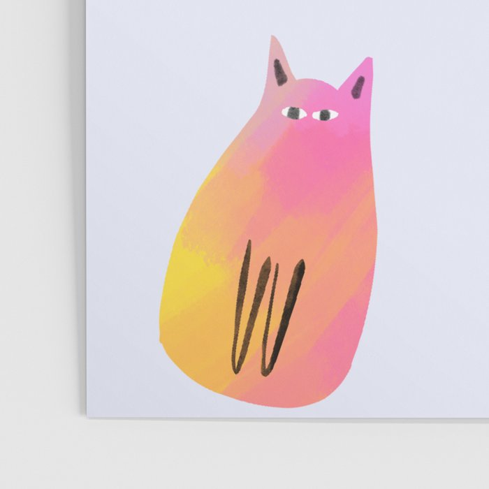 Rainbow Cats Pastel Poster Gallery Image 3