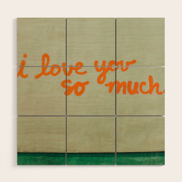 I love you so much  Wood Wall Art Gallery Image 1