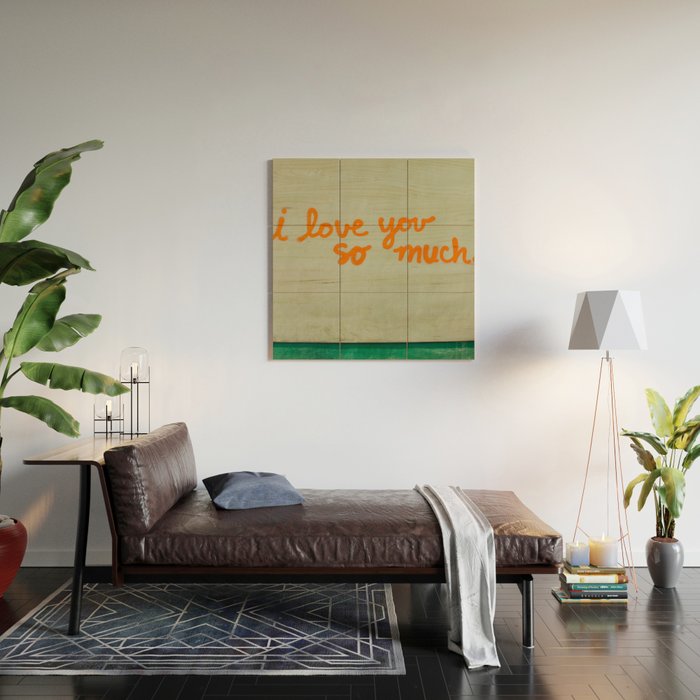 I love you so much  Wood Wall Art Gallery Image 2