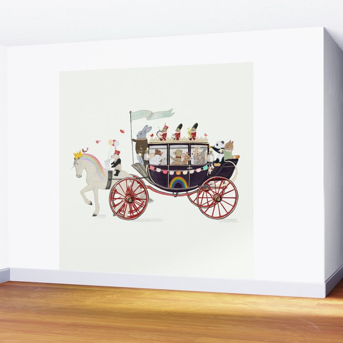 the rainbow carriage Wall Mural Gallery Image 2