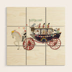 the rainbow carriage Wood Wall Art Gallery Image 1