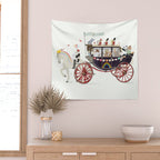the rainbow carriage Wall Tapestry Gallery Image 2
