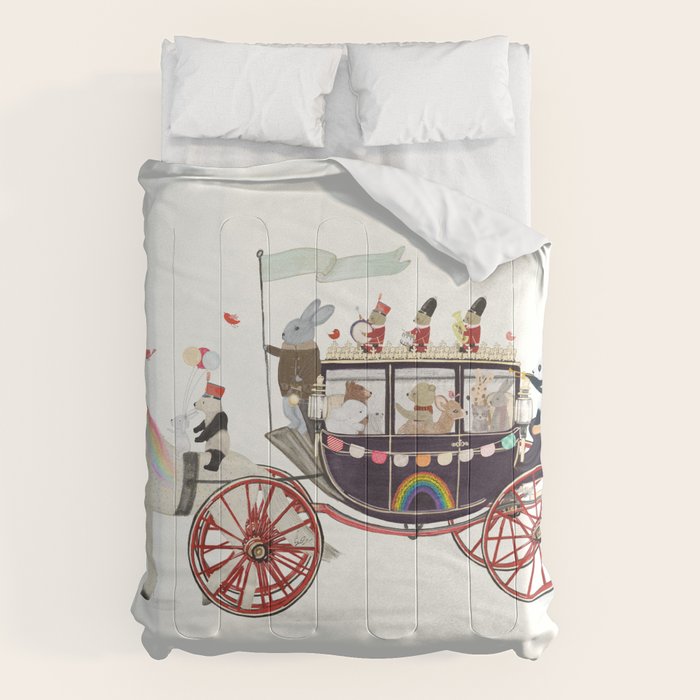 the rainbow carriage Comforter Gallery Image 6