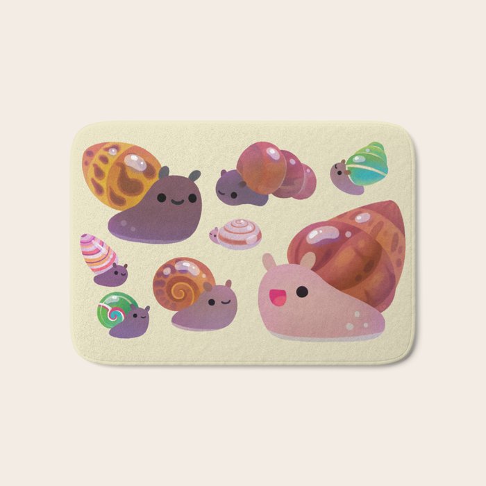 Land snail Bath Mat Gallery Image 1