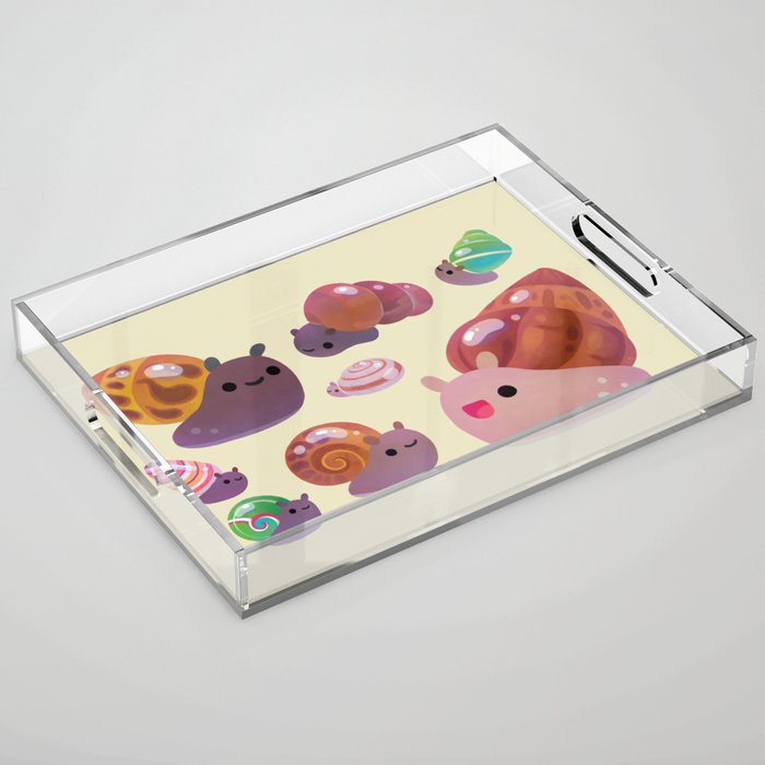 Land snail Acrylic Tray Gallery Image 1
