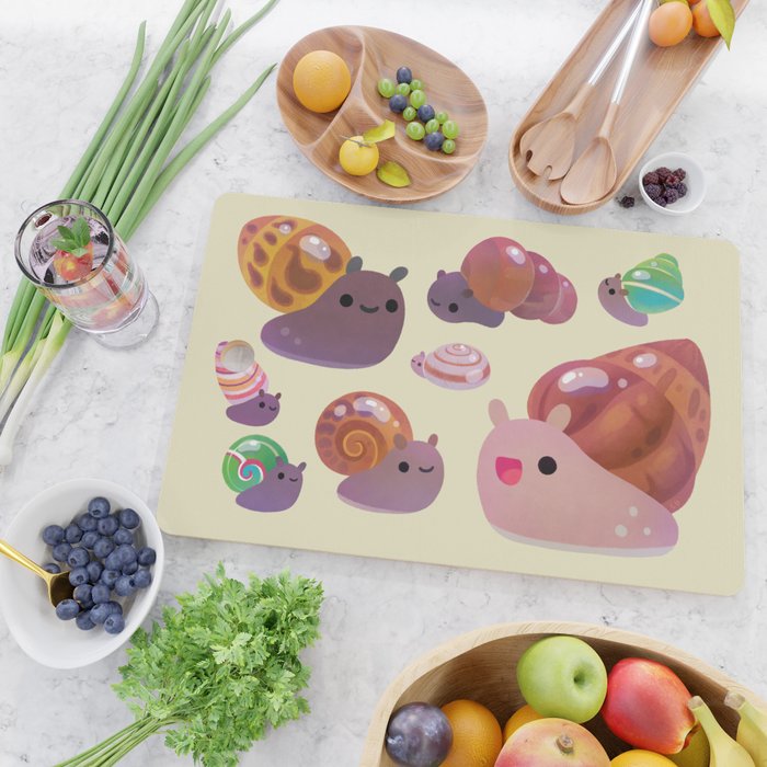 Land snail Cutting Board Gallery Image 2