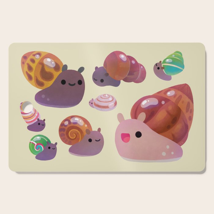 Land snail Cutting Board Gallery Image 1