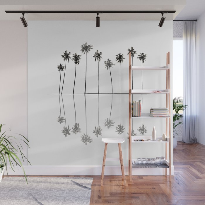 Palm Reflections II Wall Mural Gallery Image 1