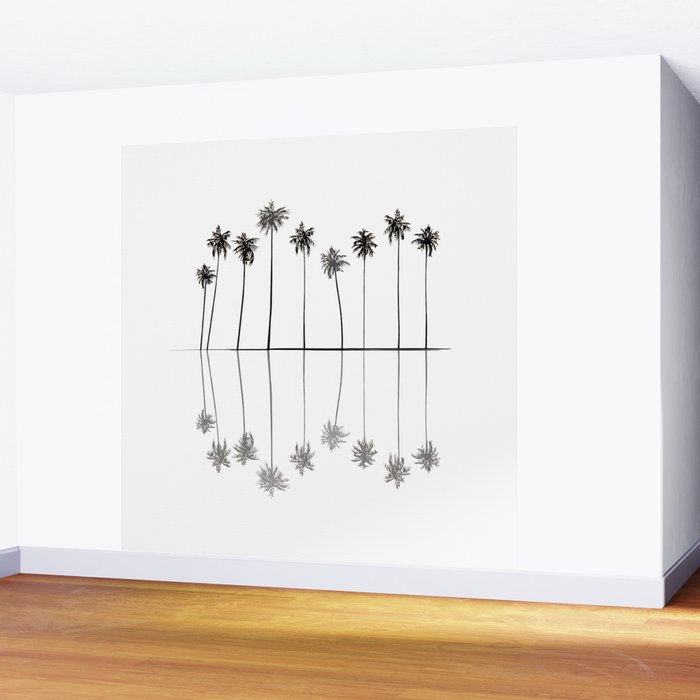 Palm Reflections II Wall Mural Gallery Image 2