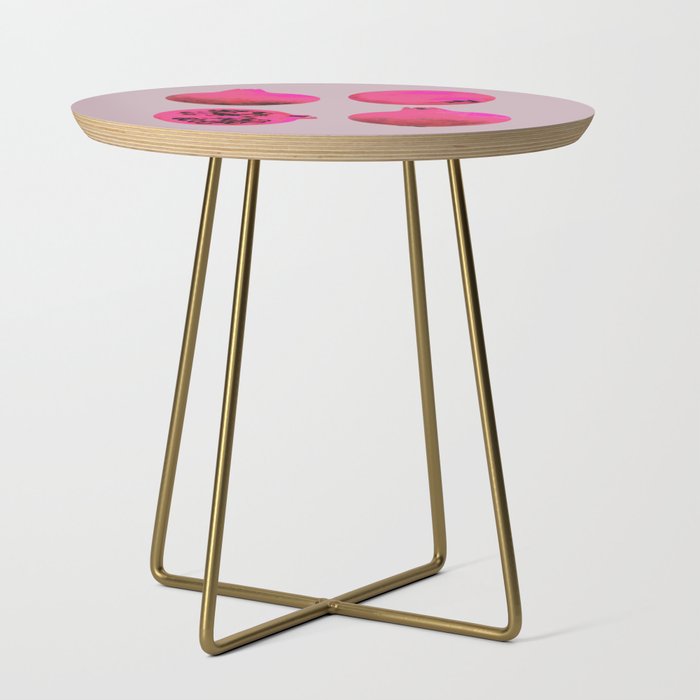 Pomegranates(Pink) Side Table Gallery Image 1