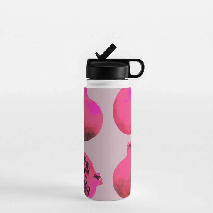 Pomegranates(Pink) Water Bottle Gallery Image 1