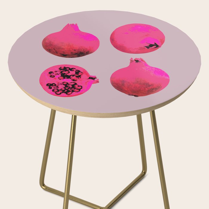 Pomegranates(Pink) Side Table Gallery Image 2