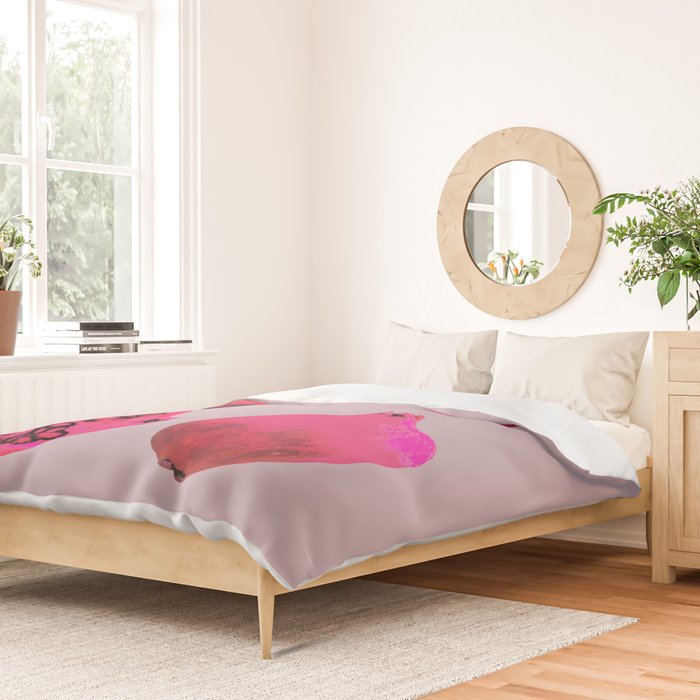 Pomegranates(Pink) Duvet Cover Gallery Image 2