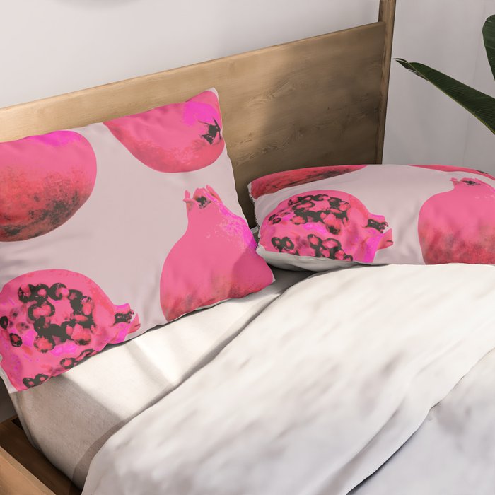 Pomegranates(Pink) Pillow Sham Gallery Image 2