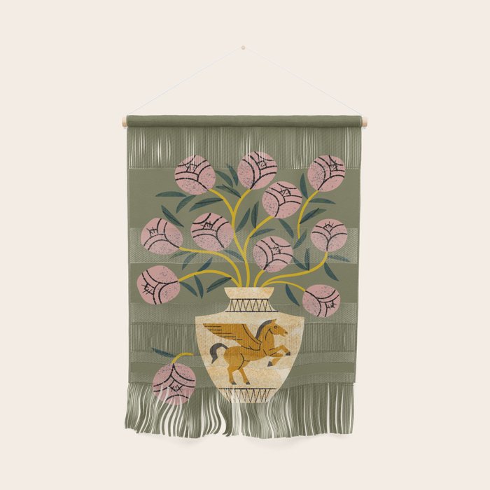 Pegasus Vase Bouquet Wall Hanging Gallery Image 1