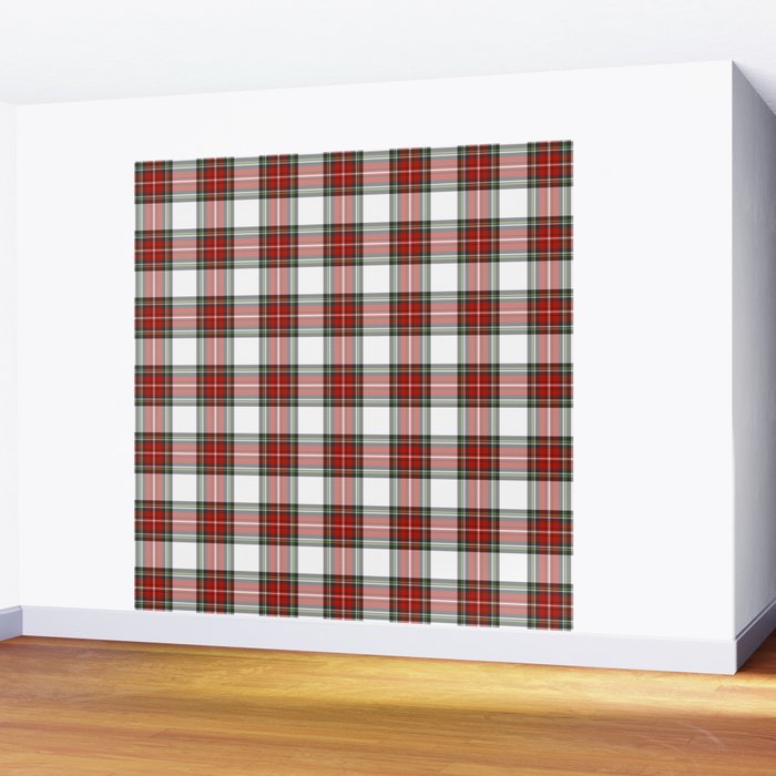 Christmas Tartan Plaid Wall Mural Gallery Image 2