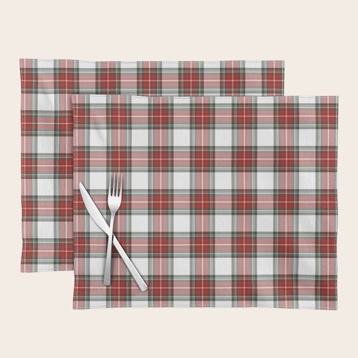 Christmas Tartan Plaid Placemat Gallery Image 1