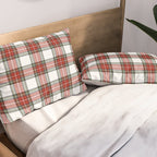 Christmas Tartan Plaid Pillow Sham Gallery Image 2