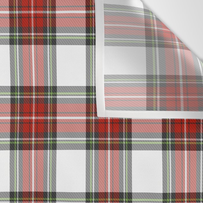 Christmas Tartan Plaid Wall Tapestry Gallery Image 3