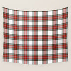 Christmas Tartan Plaid Wall Tapestry Gallery Image 4