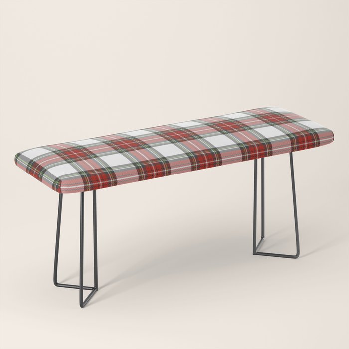 Christmas Tartan Plaid Bench Gallery Image 1