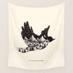 FLY INTO YOUR DREAM WORLD Wall Tapestry Gallery Image 4