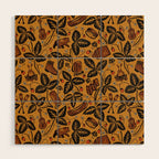 Summer Camping - Golden Wood Wall Art Gallery Image 1