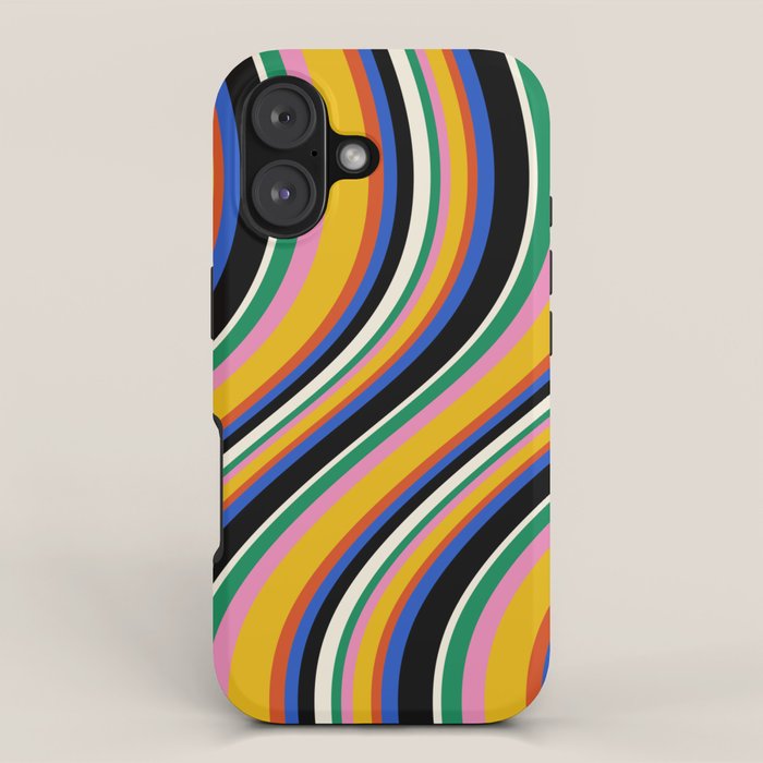 Wavy Stripes XIII - Bold Retro iPhone Case Gallery Image 1