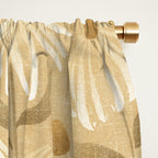 Dancing Daisies - gold Window Curtain Gallery Image 2