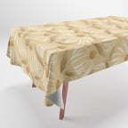 Dancing Daisies - gold Tablecloth Gallery Image 1