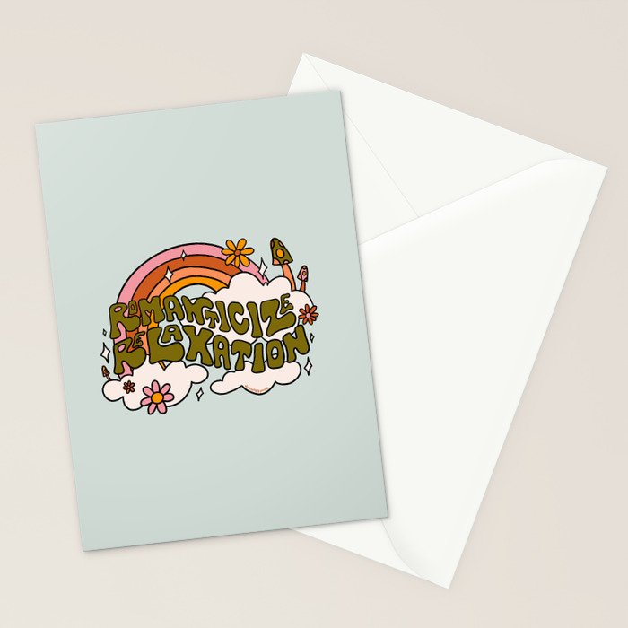 Romanticize Relaxation Stationery Card Gallery Image 2